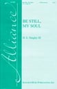 Be Still My Soul TTBB choral sheet music cover